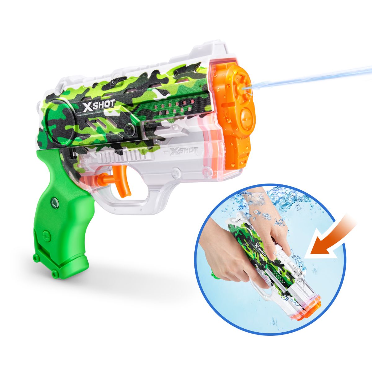ZURU X Shot Fast Fill Nano Water Blaster Jungle Camo