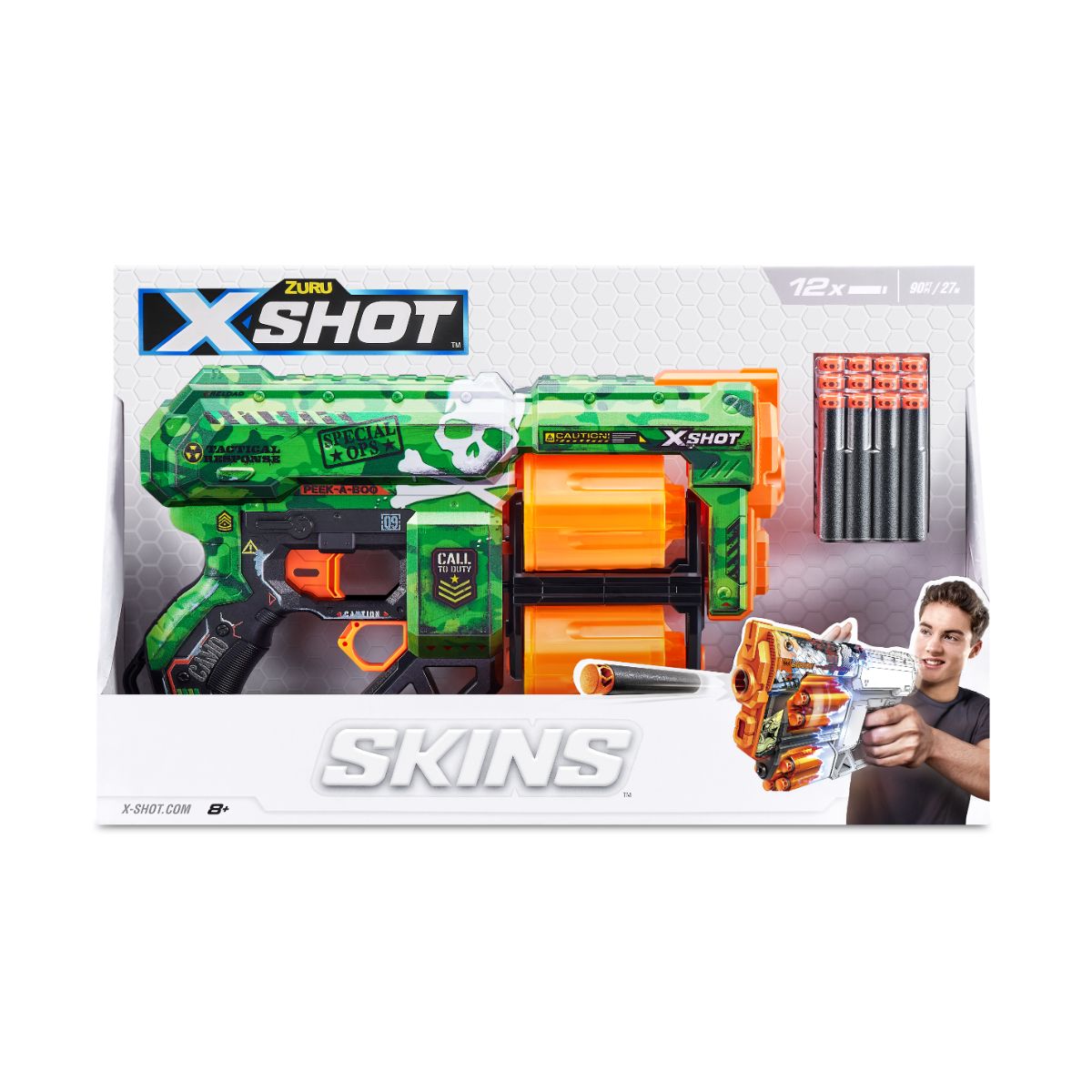 ZURU X Shot Skins Dread Dart Blaster Camo