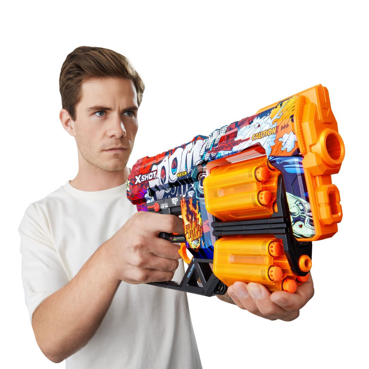 ZURU X Shot Skins Dread Dart Blaster - Boom