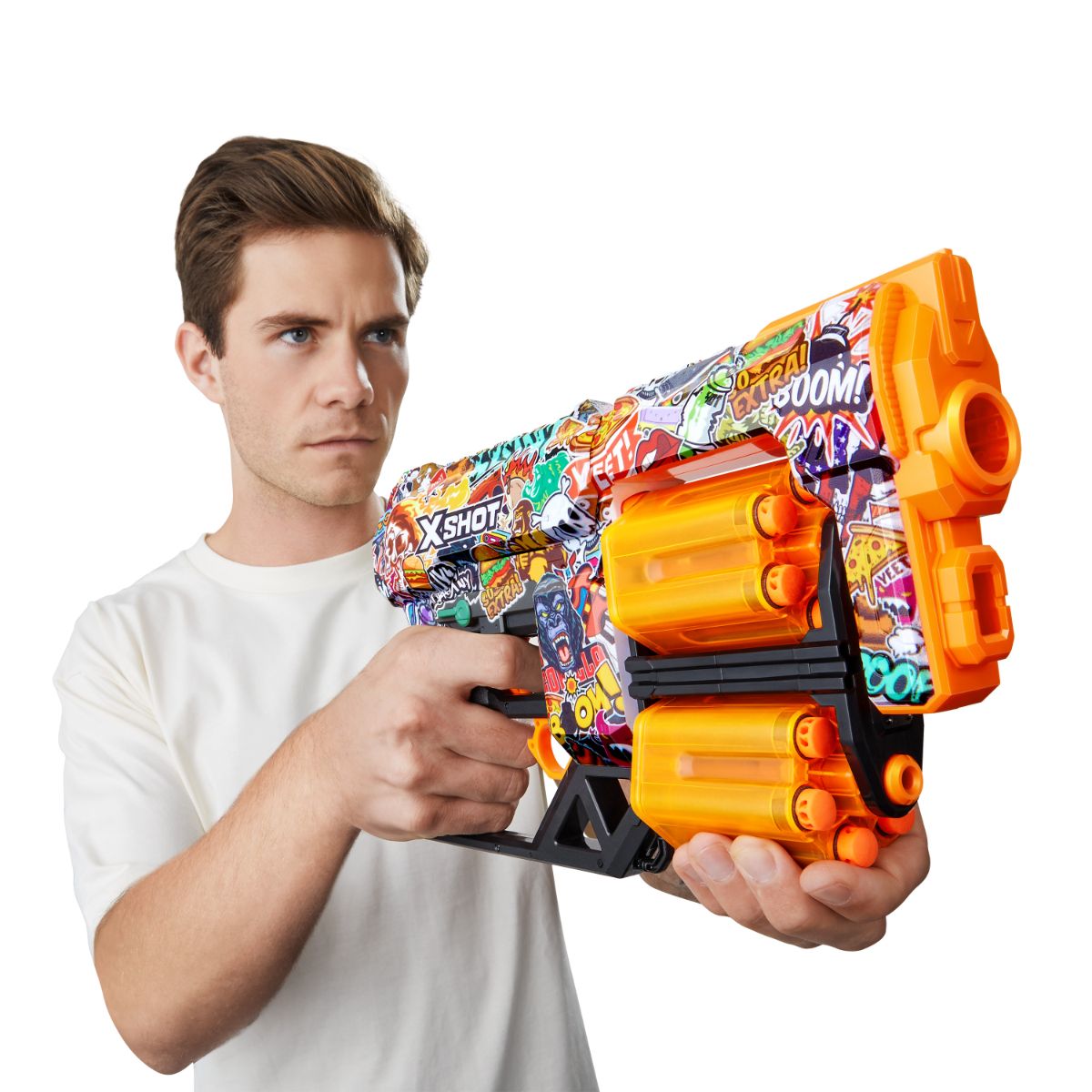 ZURU X Shot Skins Dread Dart Blaster - Sketch