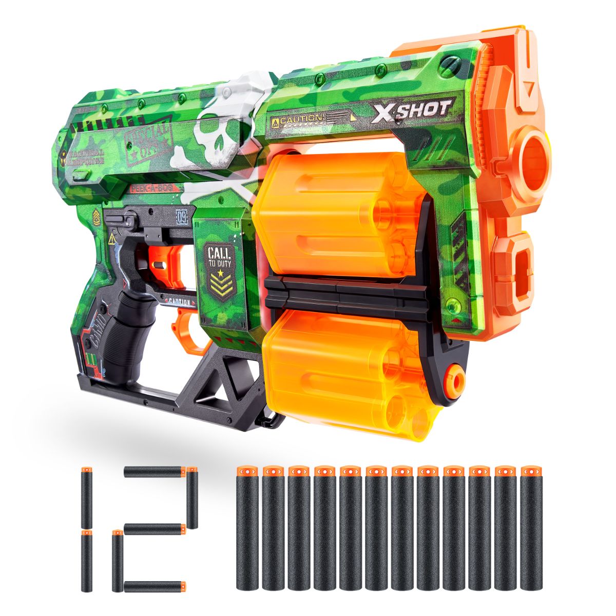 ZURU X Shot Skins Dread Dart Blaster Camo