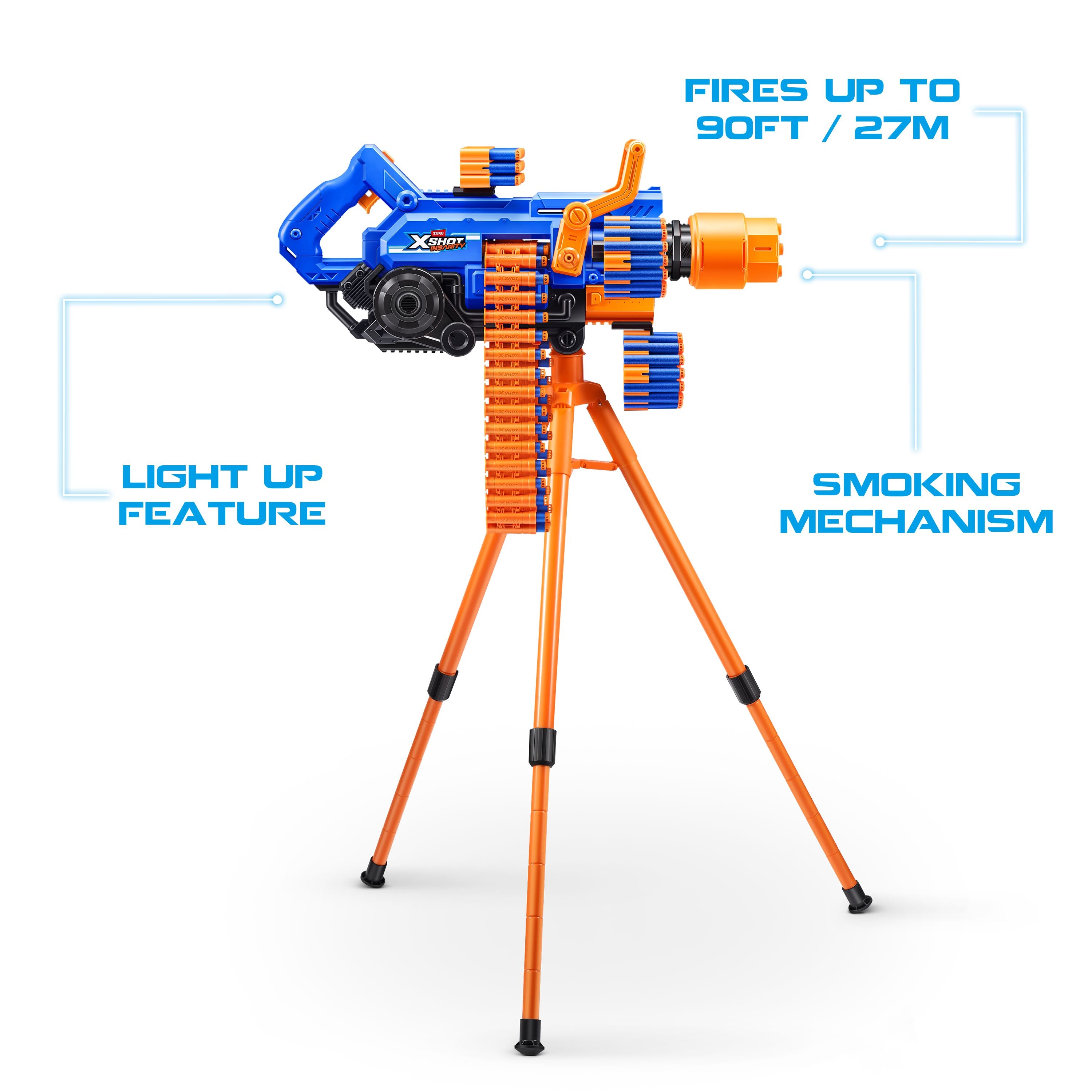 ZURU XSHOT Insanity Smoking Barrel Blaster