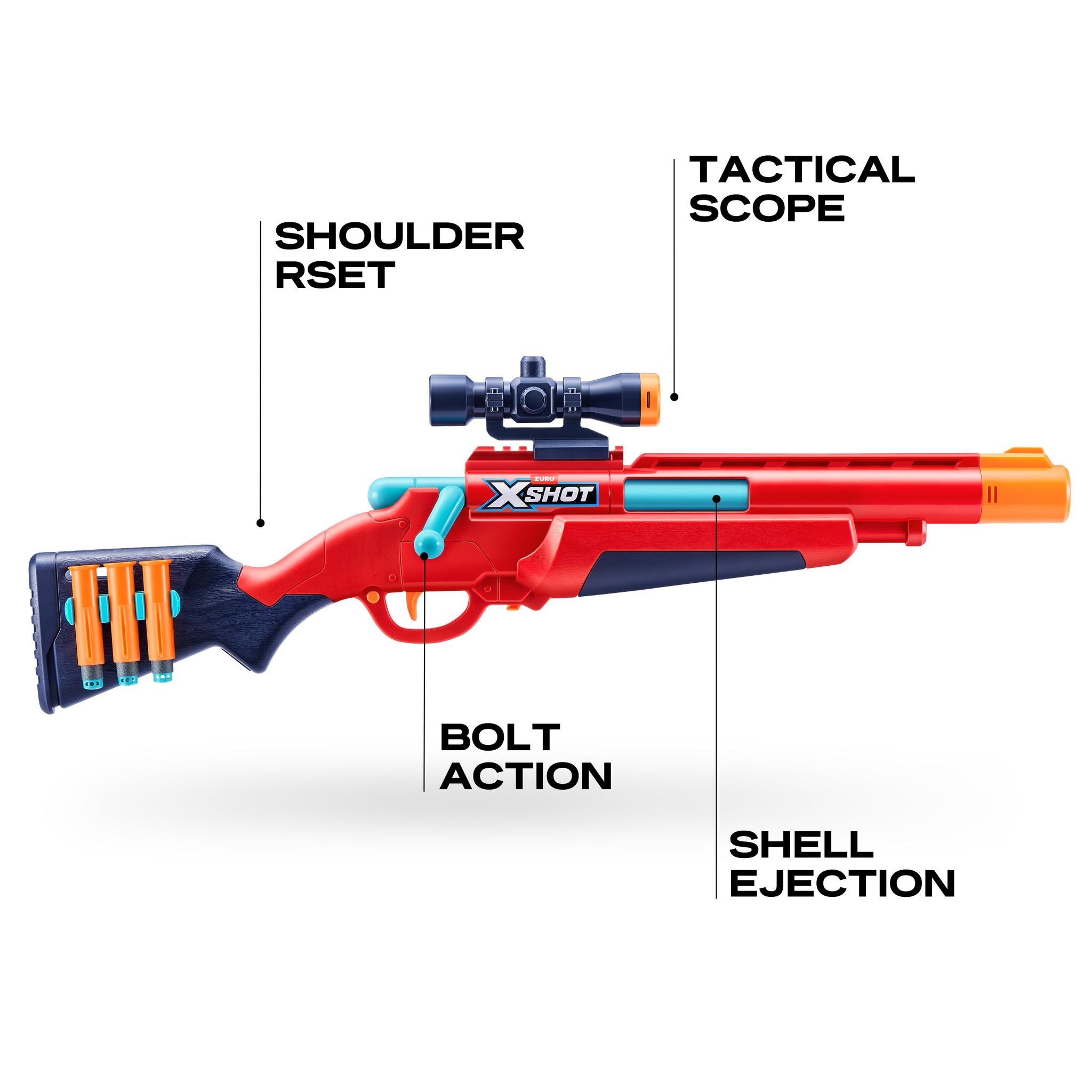 ZURU XSHOT Excel Ejector Shell Blaster