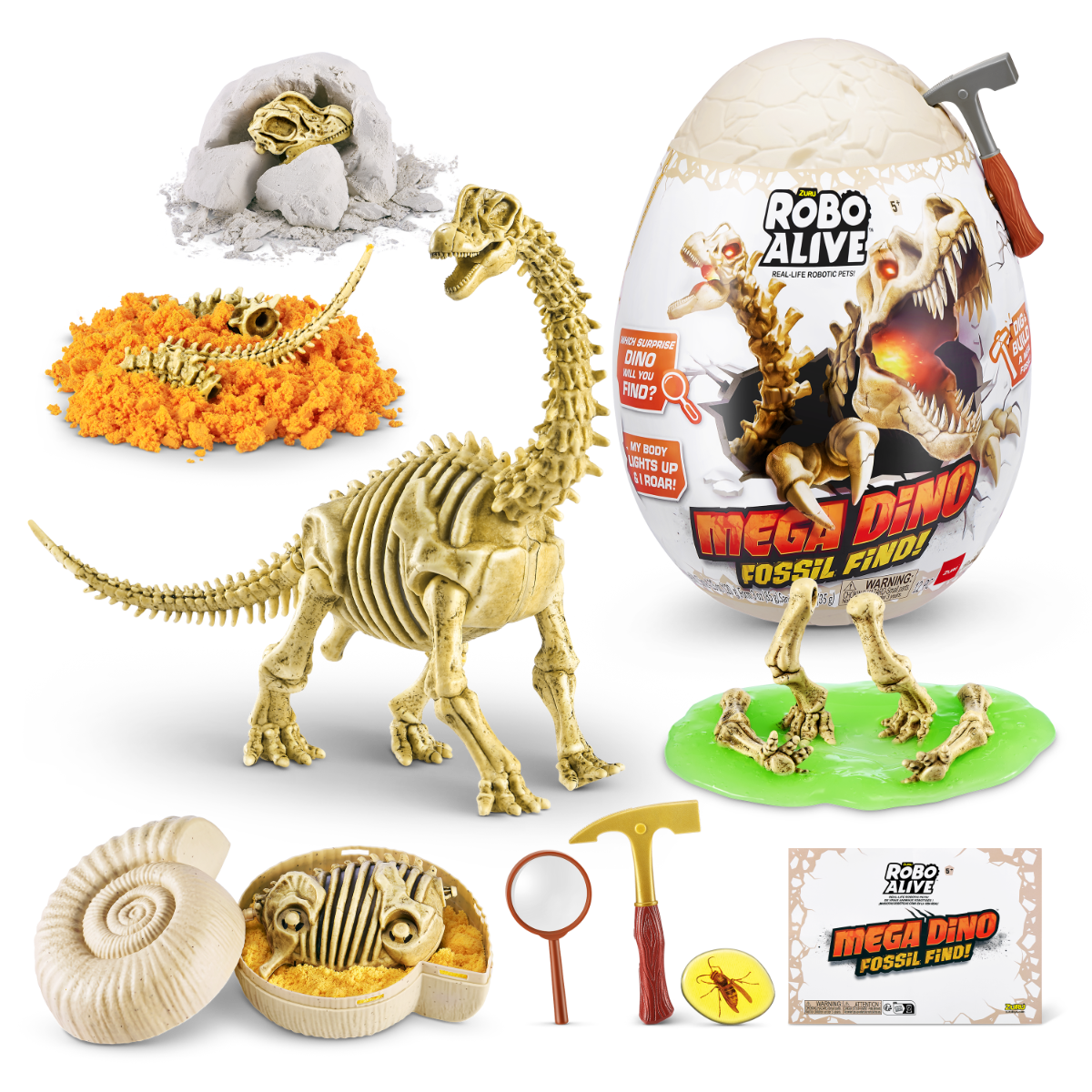 ZURU Robo Alive Mega Dino Fossil Surprise Egg