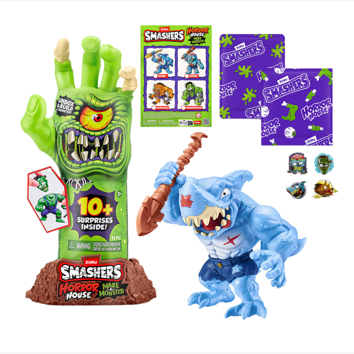 ZURU Smashers Horror House Dissect Series 1 - Build Your Own Monster ...