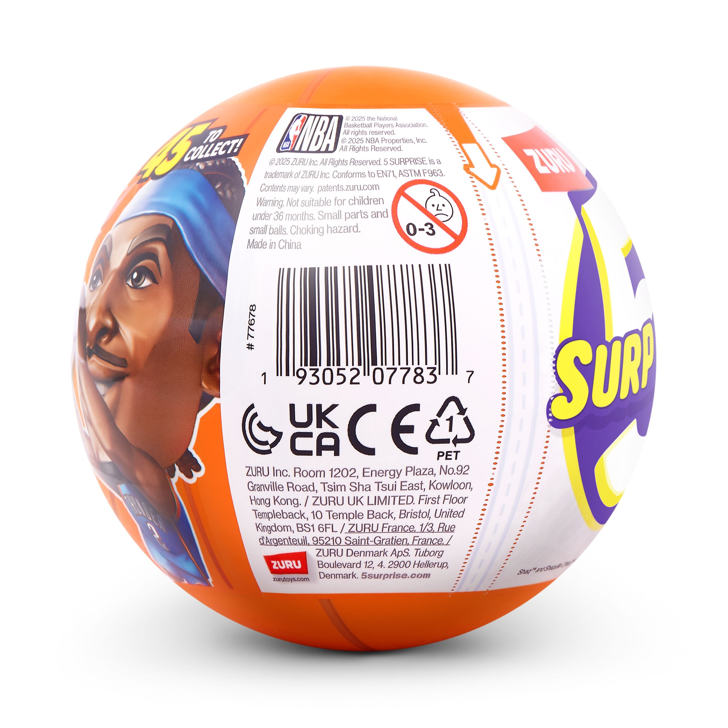 ZURU 5 NBA Ballersシリーズ2 フルコート付全6体