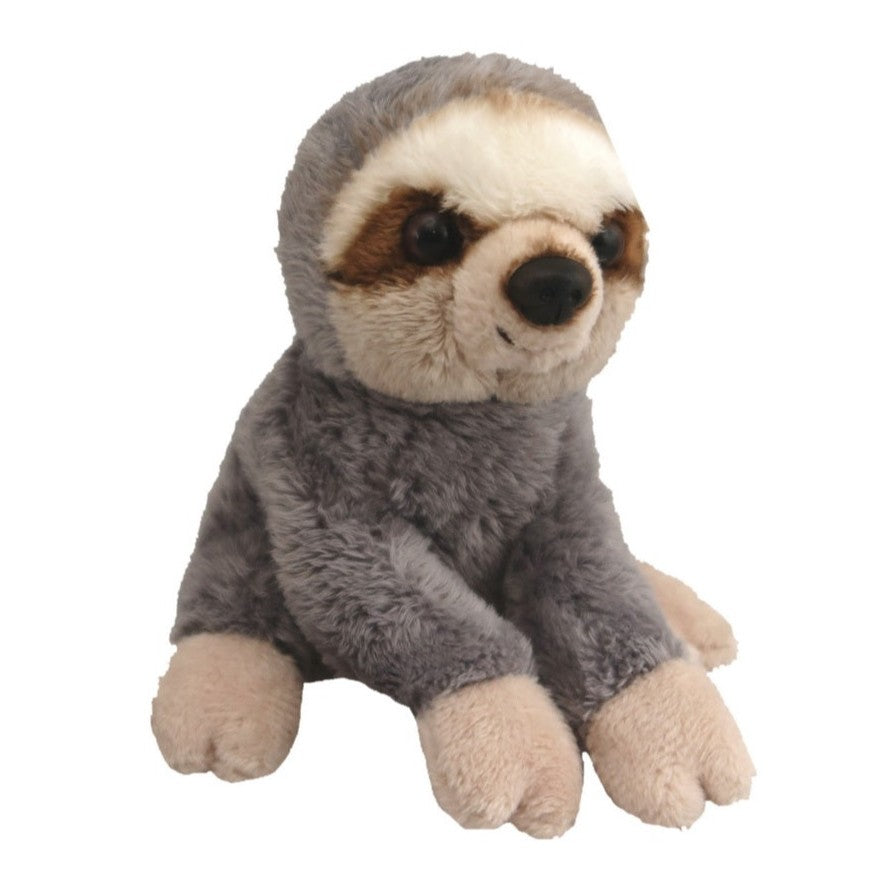 Antics Soft Touch Wild Animals 15cm Mini Sloth soft toy.