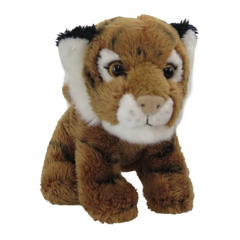 Antics Soft Touch Wild Animals 15cm Baby Brown Tiger soft toy.