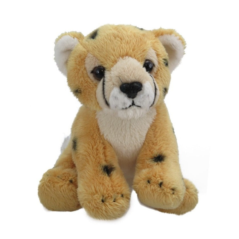 Antics Soft Touch Wild Animals 15cm Baby Cheetah soft toy.