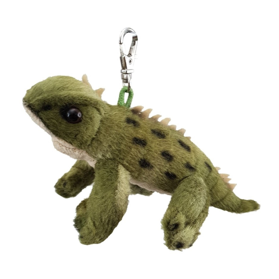 Antics Tuatara Keyclip keychain soft toy.