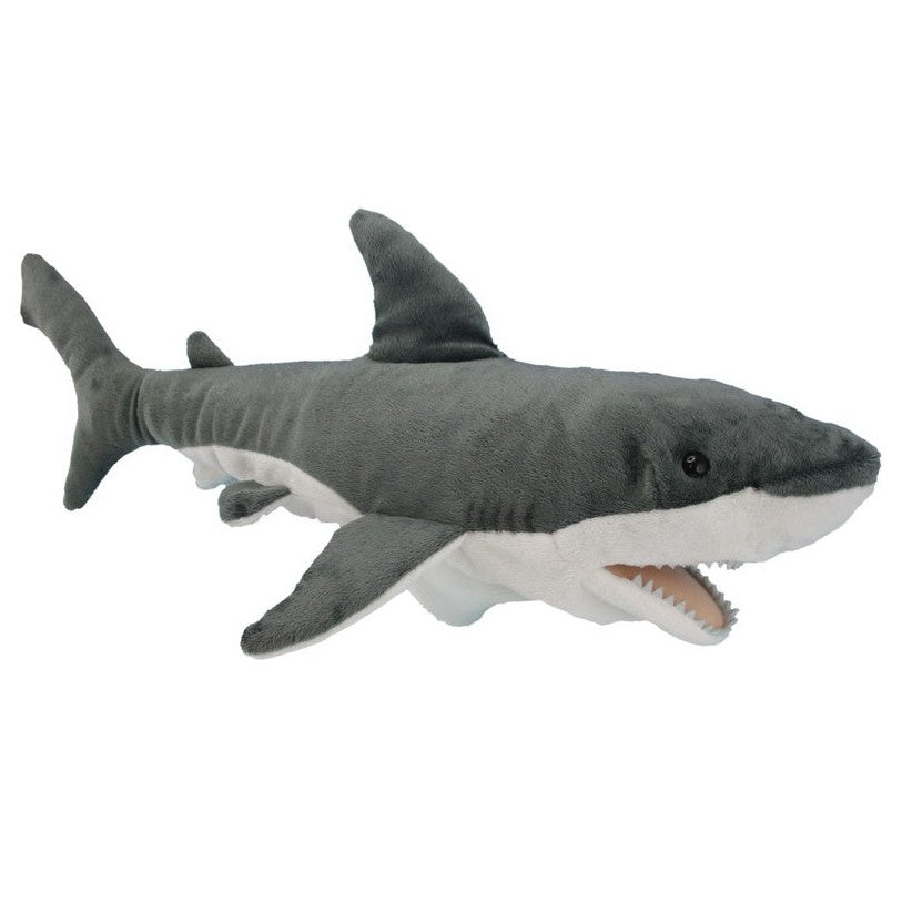 Antics Wildlife Series Shark Puppet soft toy.