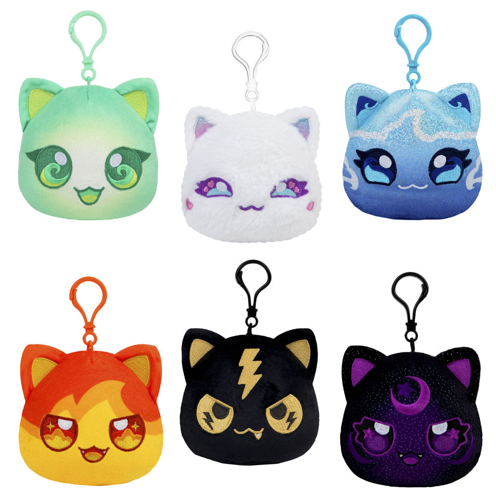 Aphmau Mystery MeeMeow Catface Series 4 Plush Clip-On Blind Bag toys.