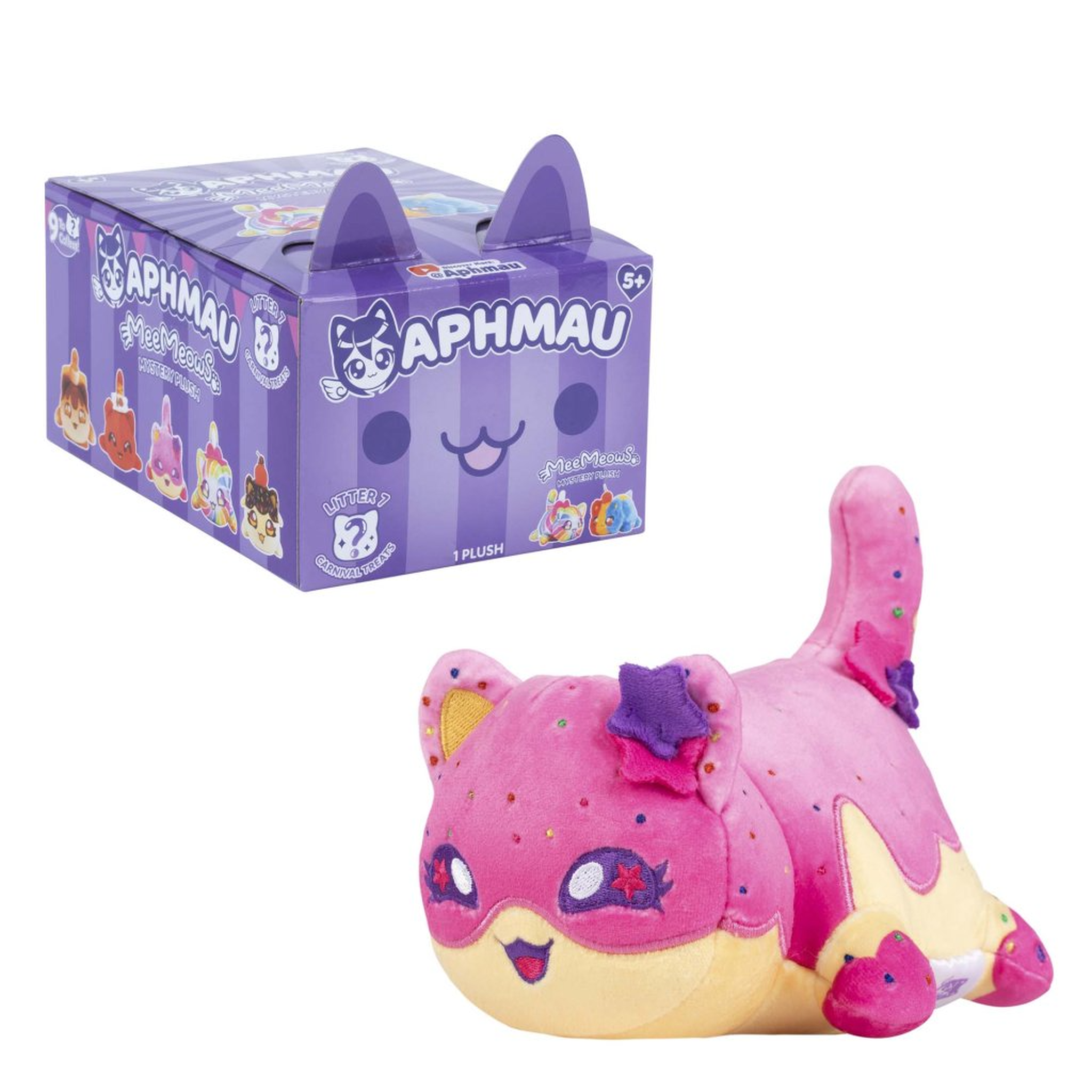 Aphmau Mystery Meemeows 6 Inch Plush - Series 7 Carnival Treats