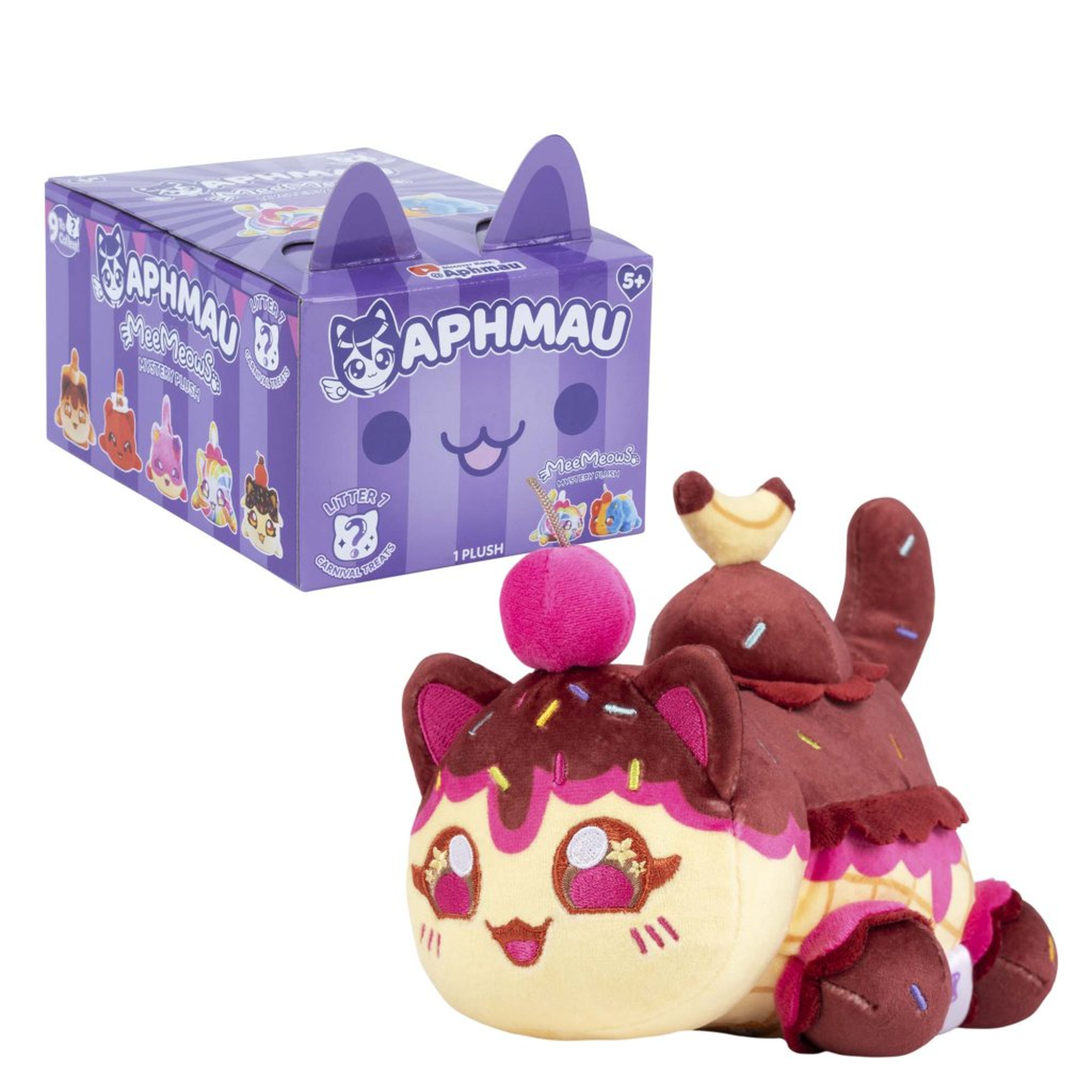 Aphmau Mystery Meemeows 6 Inch Plush - Series 7 Carnival Treats