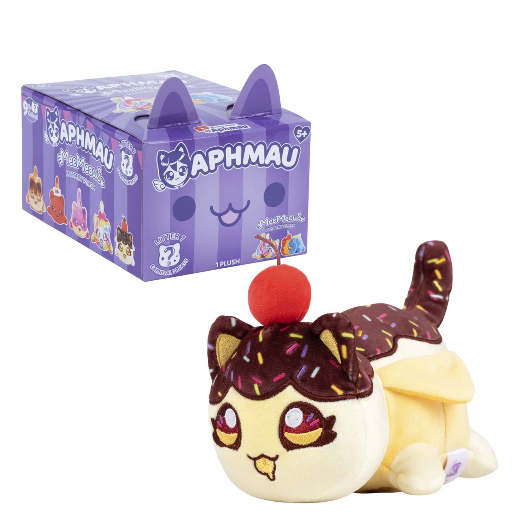 Aphmau Mystery Meemeows 6 Inch Plush - Series 7 Carnival Treats