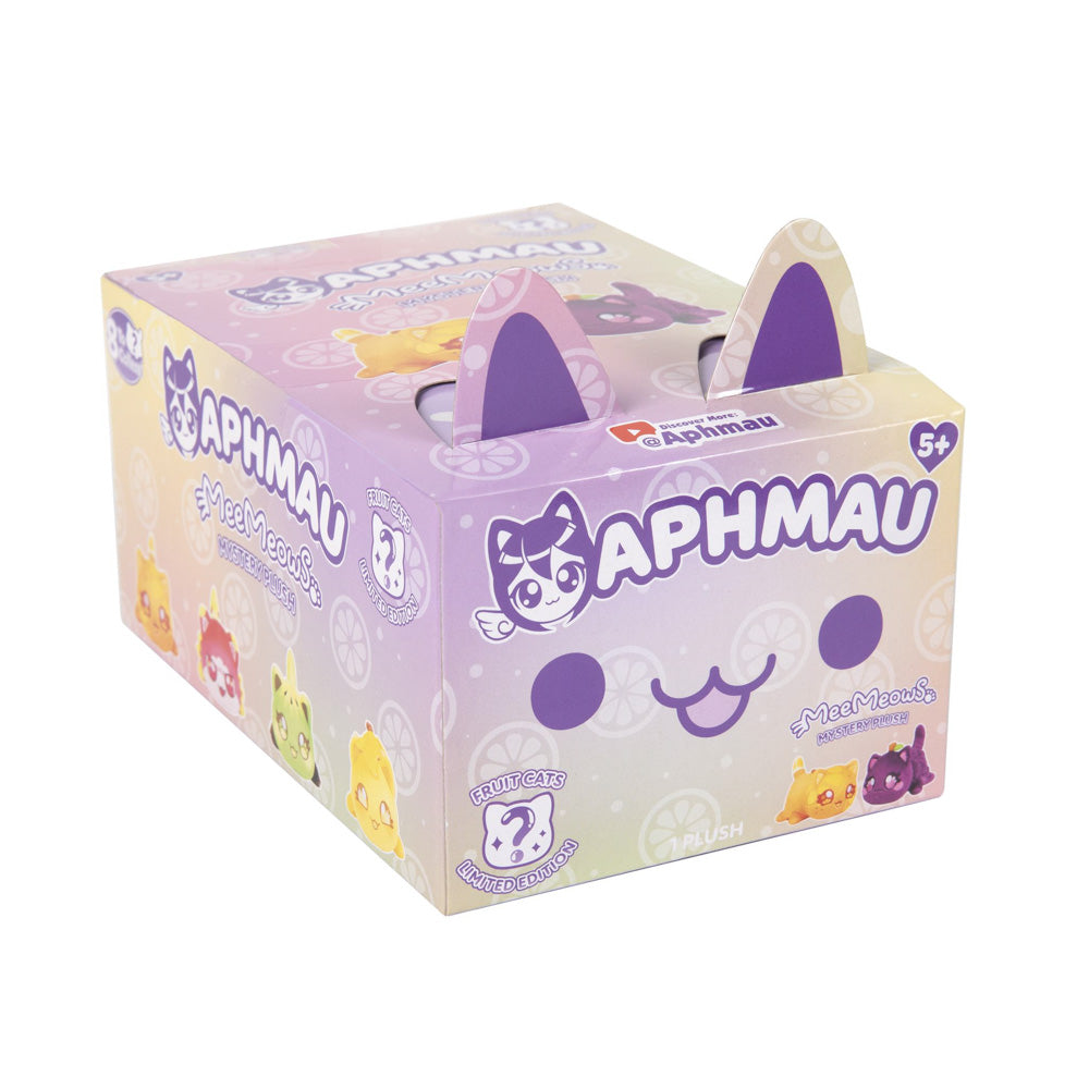 Aphmau Mystery MeeMeows 6 Inch Plush Soft Cat - Fruit Cats Blind Box, in packaging