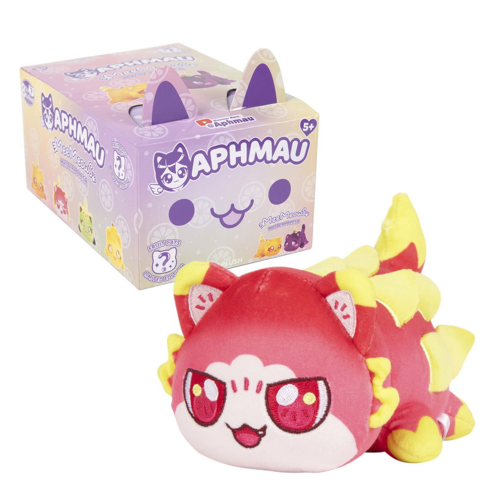 Aphmau Mystery MeeMeows 6 Inch Plush Soft Cat - Fruit Cats Blind Box
