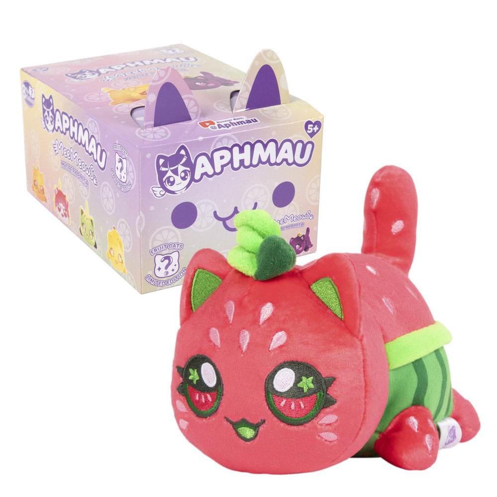 Aphmau Mystery MeeMeows 6 Inch Plush Soft Cat - Fruit Cats Blind Box