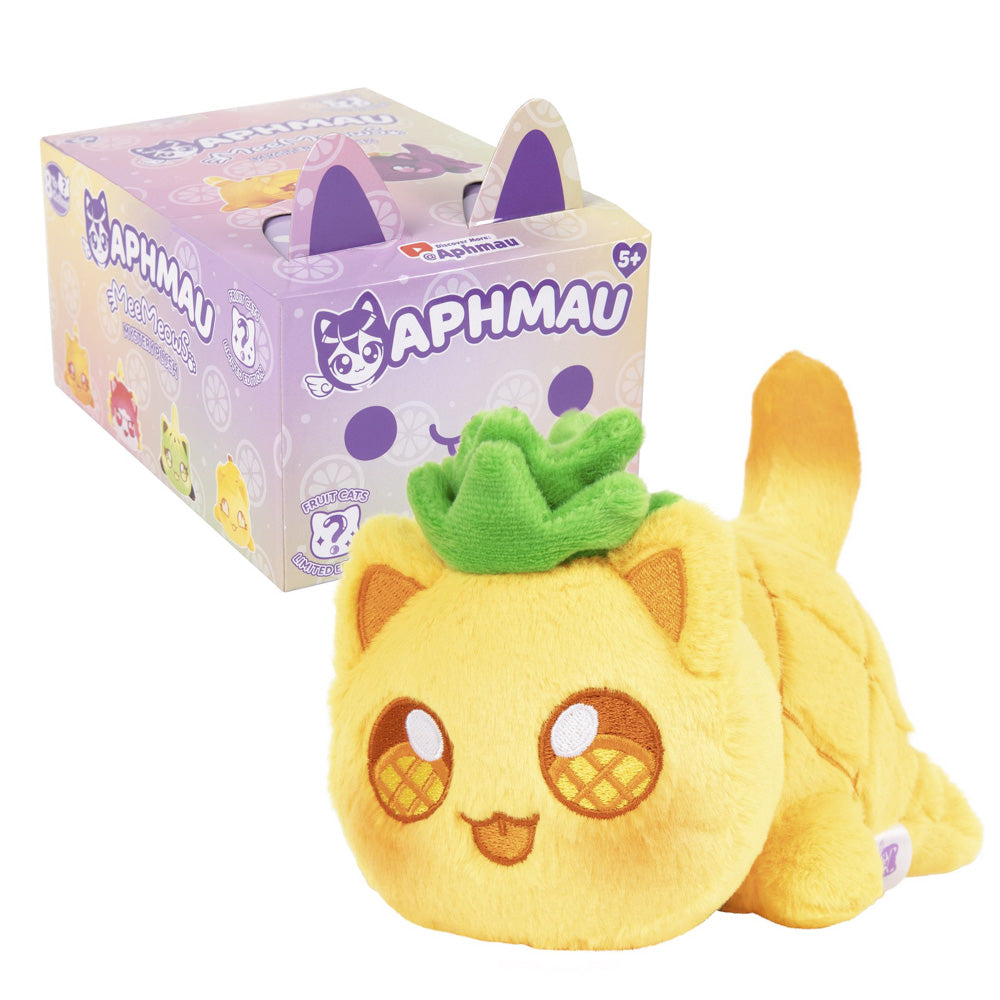 Aphmau Mystery MeeMeows 6 Inch Plush Soft Cat - Fruit Cats Blind Box