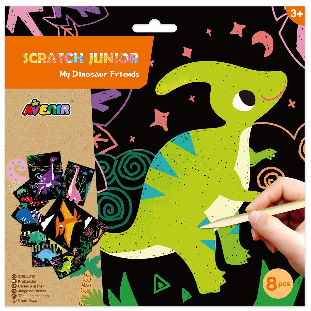 Avenir Scratch Art Junior My Dinosaur Friends