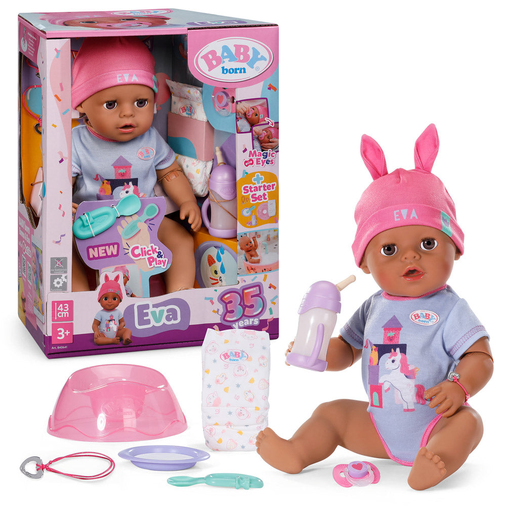 BABY Born 43cm Click and Play - Eva