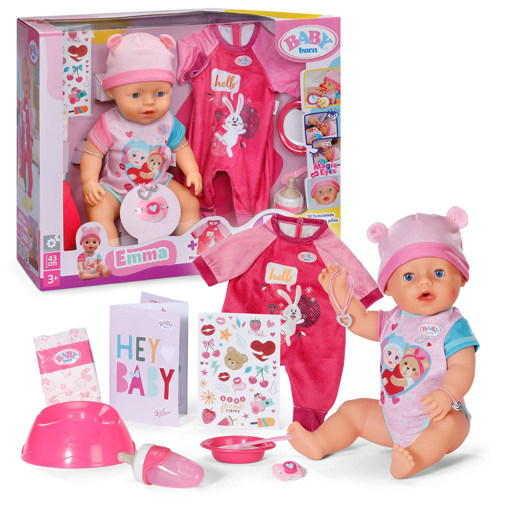BABY Born Emma Deluxe Set 43cm Doll toy.