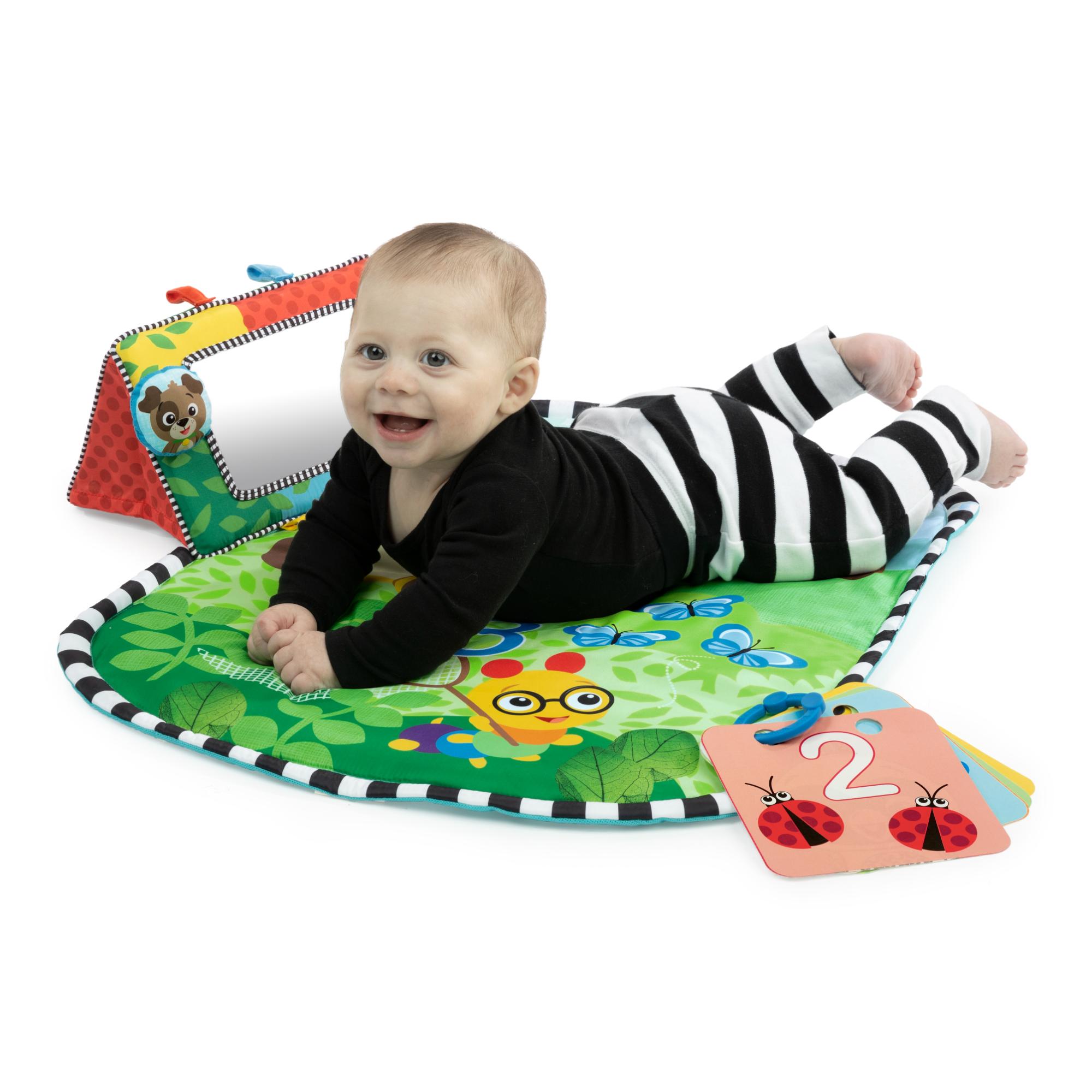 Baby Einstein Disovery Garden Tummy Time Mat Mirror Toyworld NZ Baby einstein disovery garden tummy time mat mirror toyworld nz