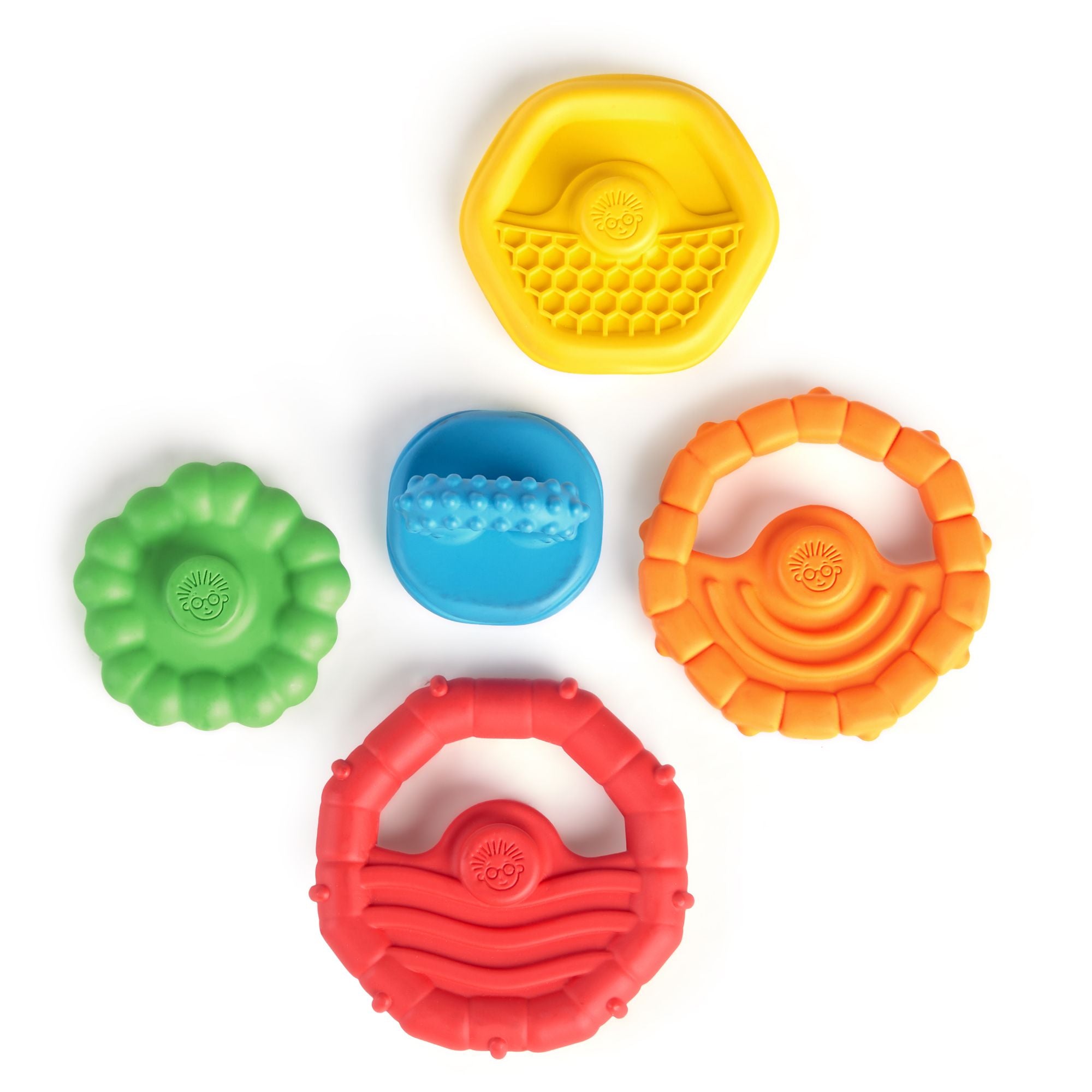 Baby Einstein Stack & Teethe Multi-Textured Teether Toy - Toyworld NZ
