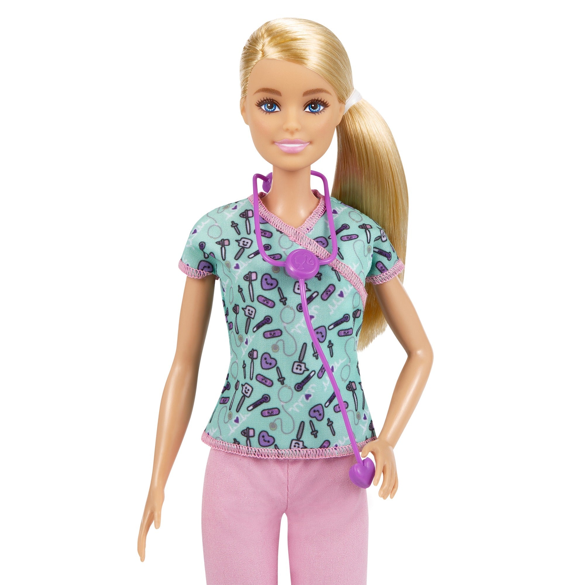 Barbie Career Doll Nurse Blonde/Pink Trousers