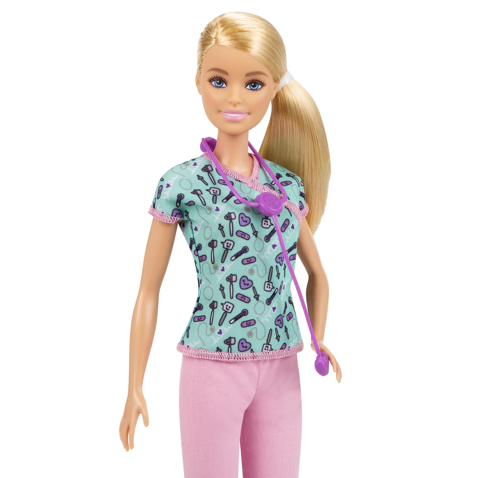 Barbie Career Doll Nurse Blonde/Pink Trousers