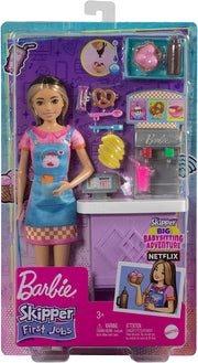 Barbie Doll And Accessories Skipper First Job Snack Bar Playset - Toyworld NZ