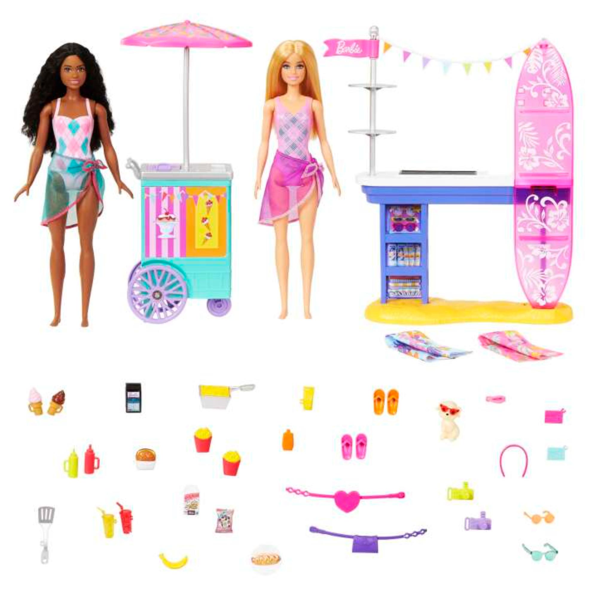 Barbie Beach Boardwalk Playset
