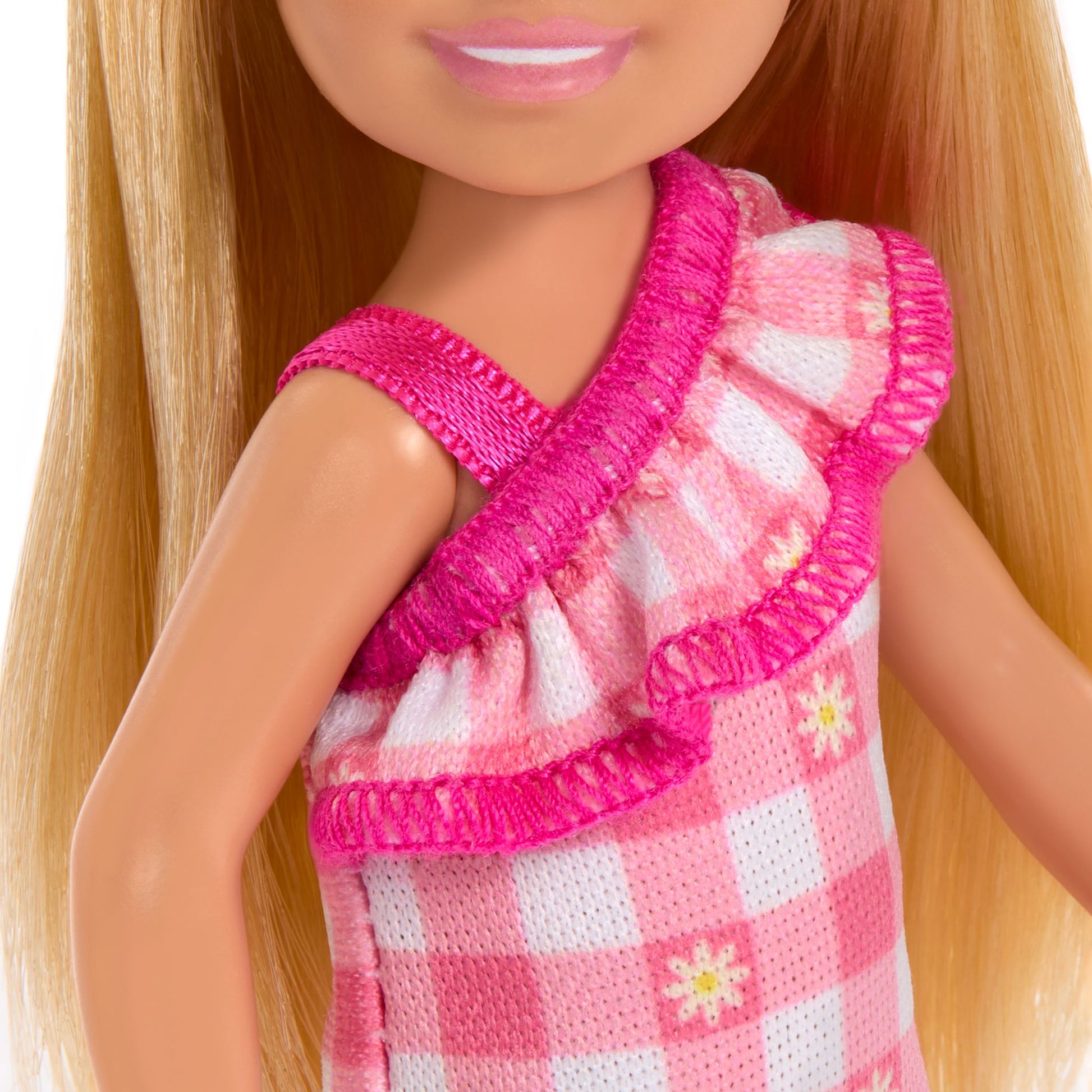 Barbie Club Chelsea Doll Gingham Dress - Toyworld NZ