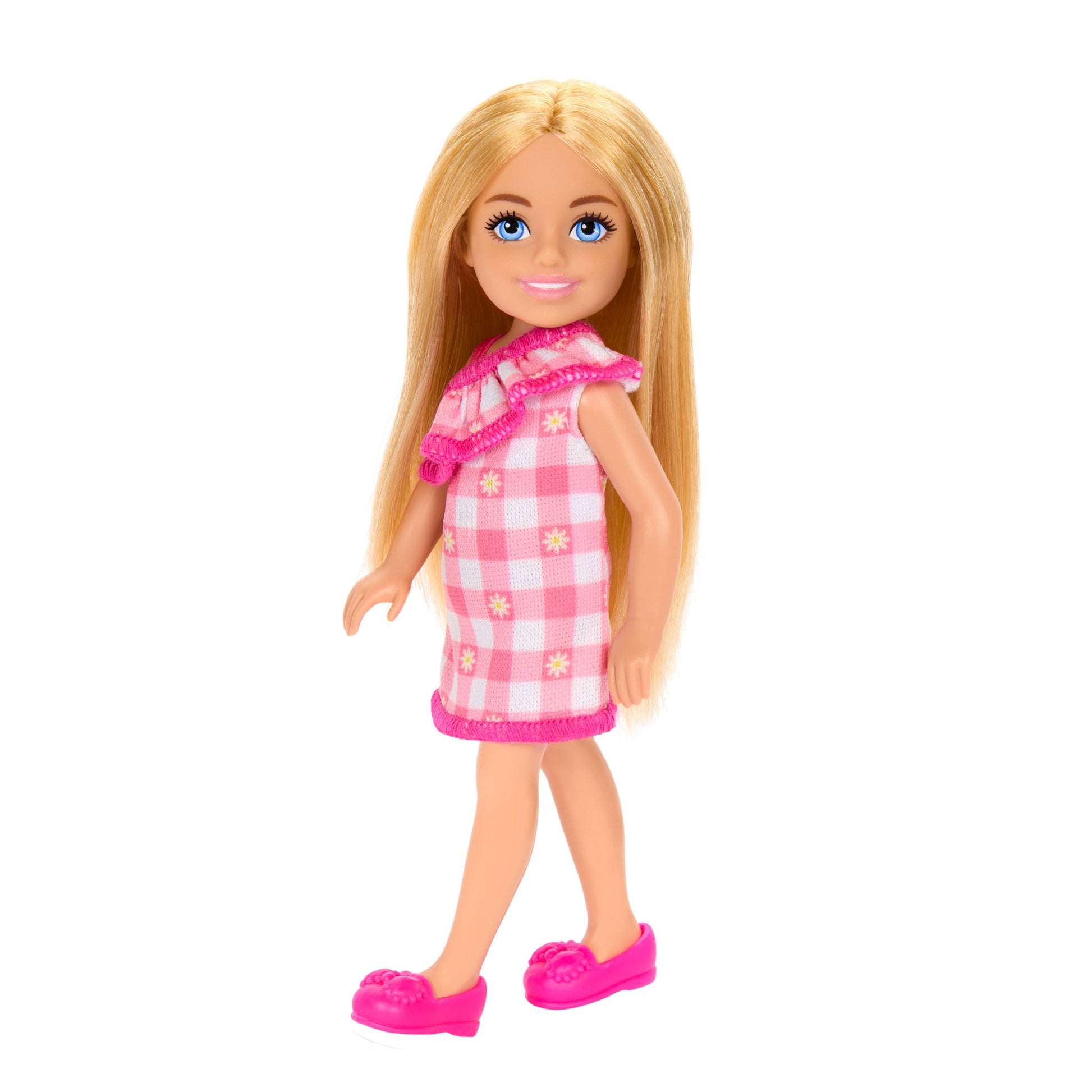 Barbie Club Chelsea Doll Gingham Dress - Toyworld NZ