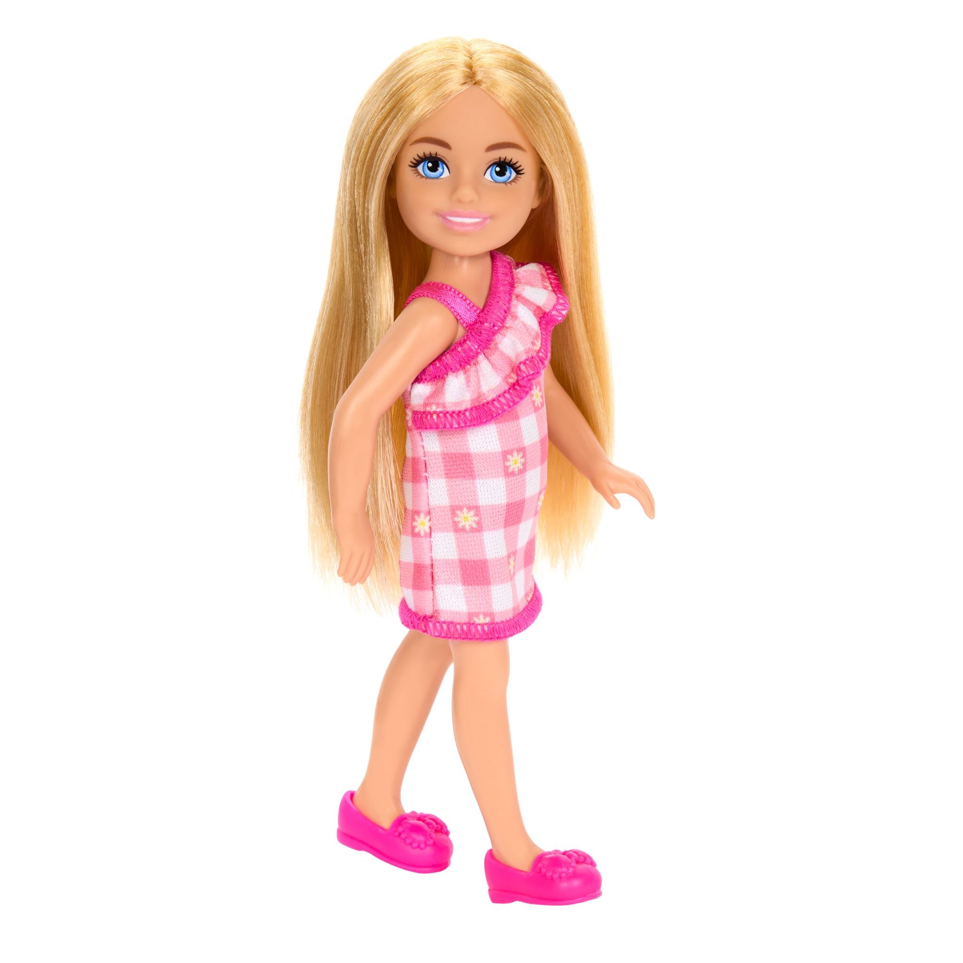 Barbie Club Chelsea Doll Gingham Dress - Toyworld NZ