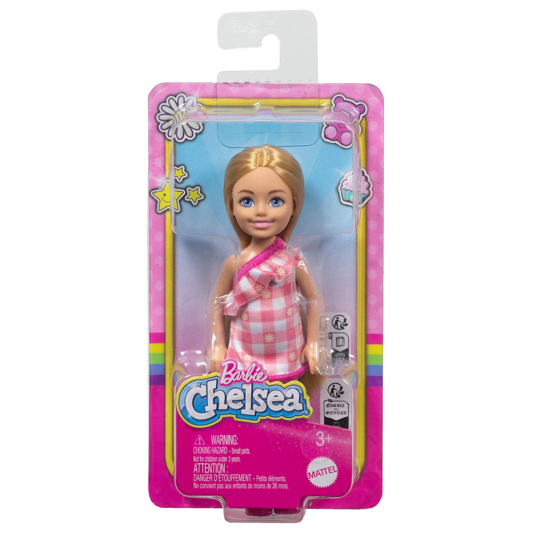 Barbie Club Chelsea Doll Gingham Dress - Toyworld NZ