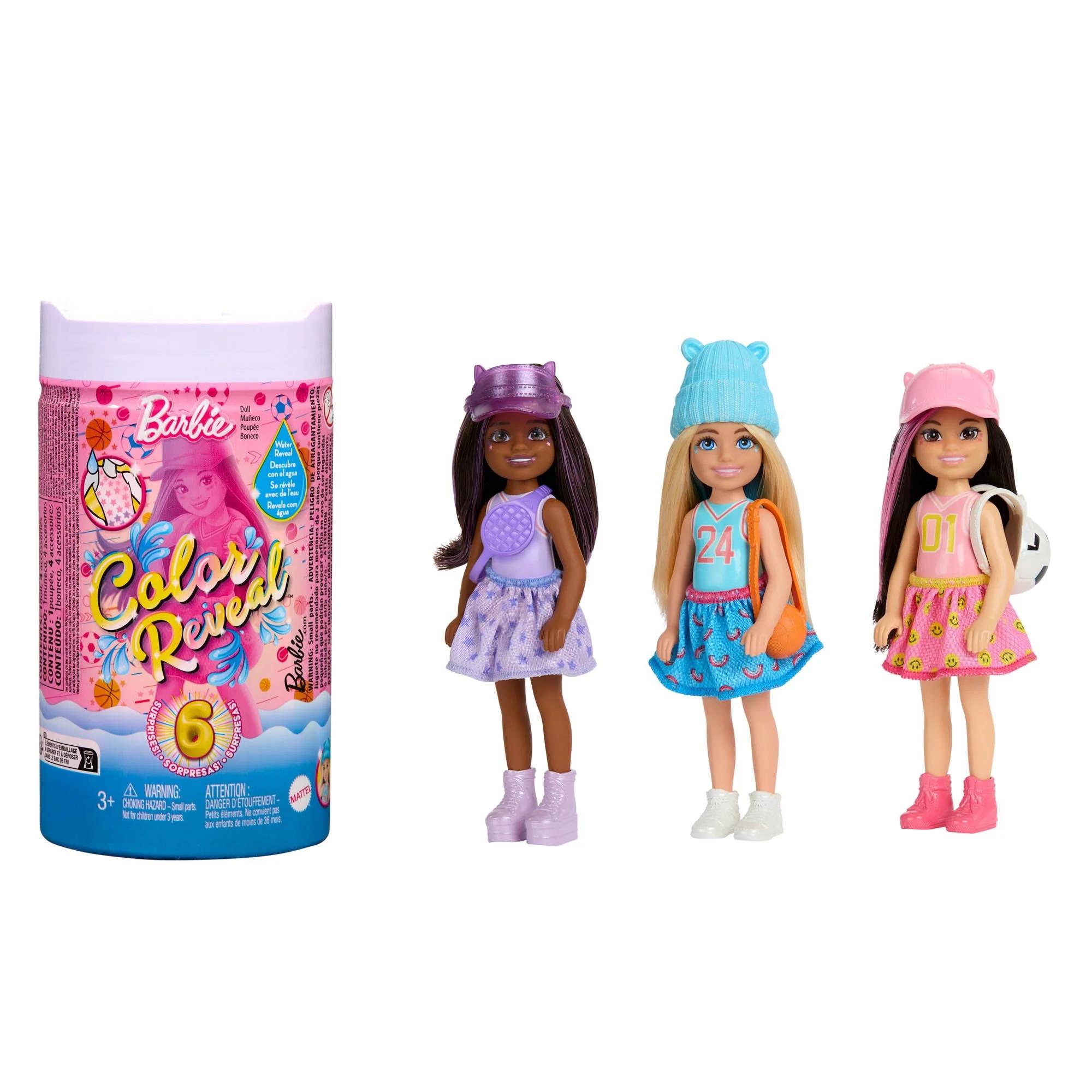 Barbie Colour Reveal Chelsea Doll Sports Series Single Pack