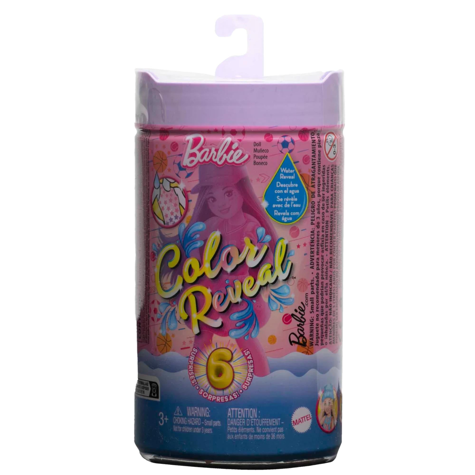 Barbie Colour Reveal Chelsea Doll Sports Series Single Pack