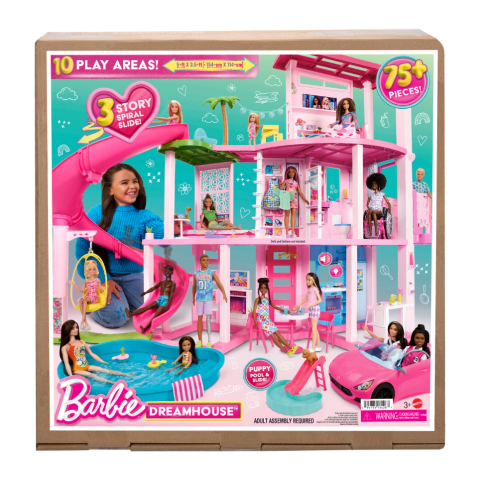 Toys Barbie Bath And Bubbles House Barbie Dreamhouse Pool Party