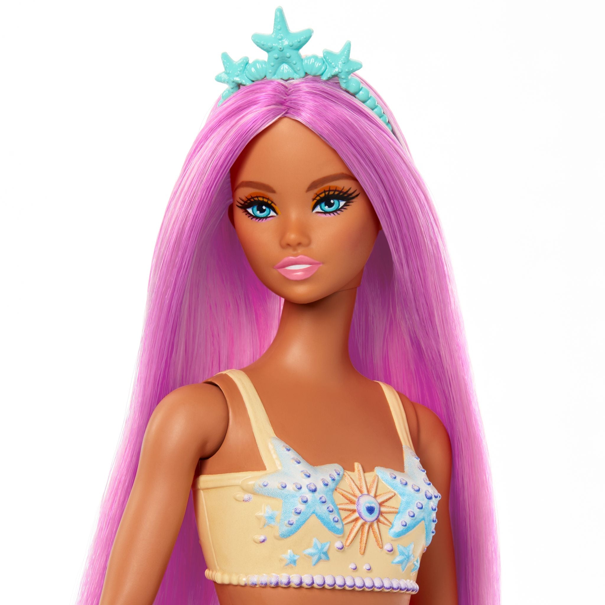 Barbie Dreamtopia Mermaid Doll - Peach