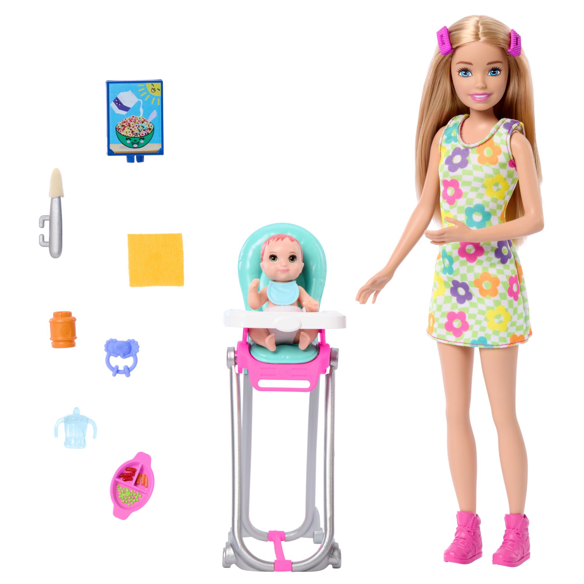 Barbie Skipper Babysitters Inc. Doll & Accessory - Blonde Hair & High Chair