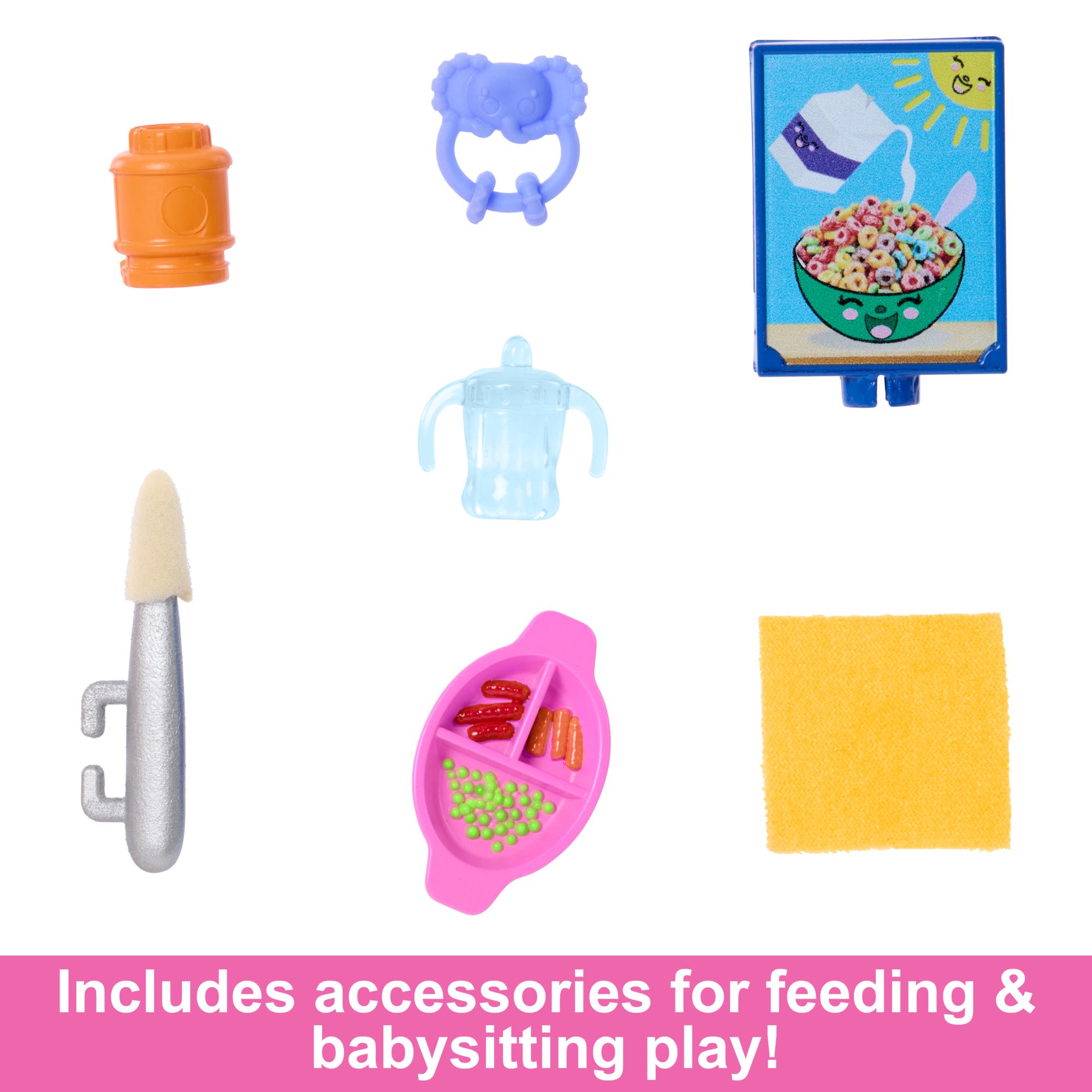 Barbie Skipper Babysitters Inc. Doll & Accessory - Blonde Hair & High Chair