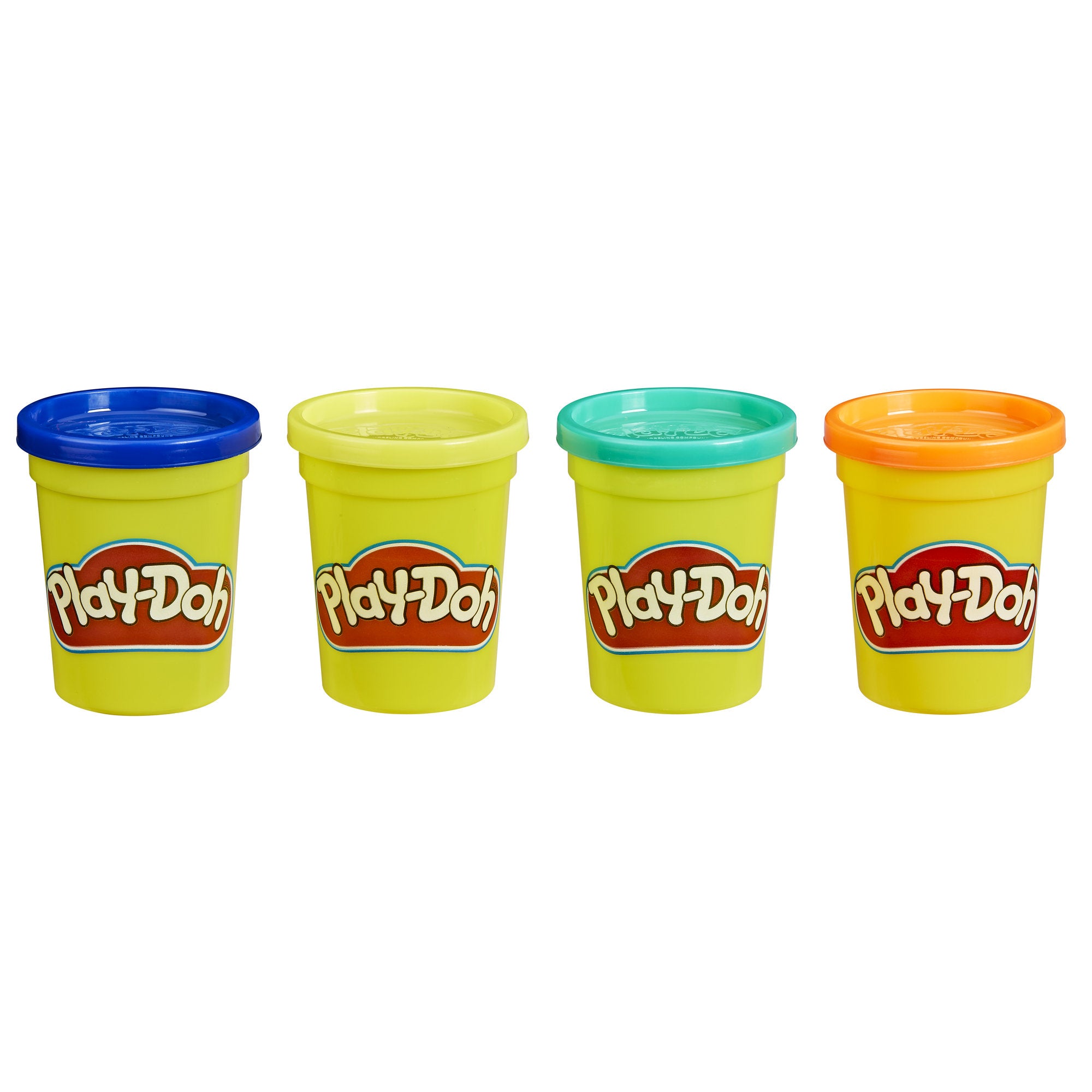 Play-Doh Fundamentals 4 Pack Wild Colours - Toyworld NZ
