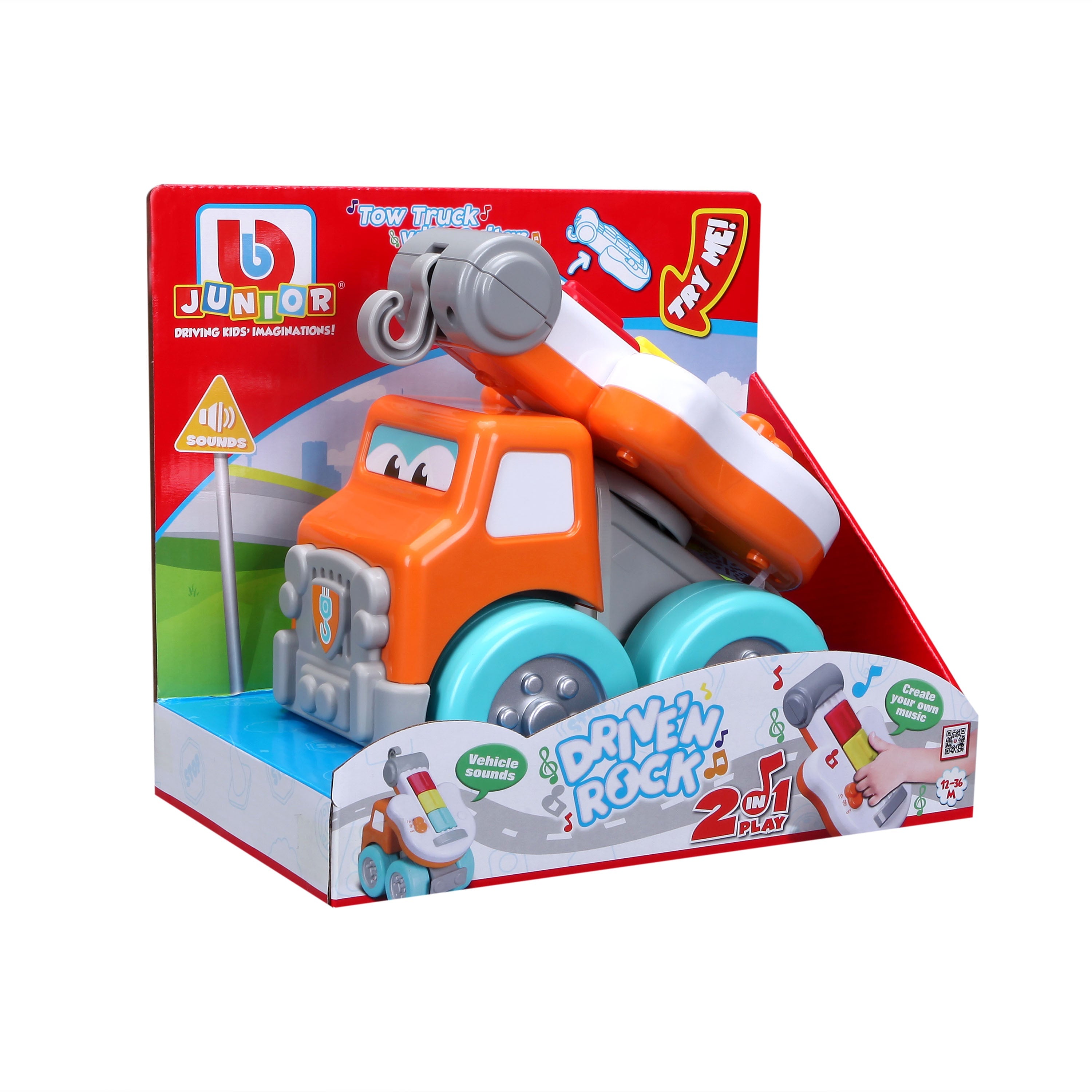 Bbjunior Drive 'N Rock Tow Truck With Guitar