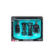 Bburago 1:43 2 Pack Mercedes AMG Petronas W15E 2024 #44 Hamilton & #63 Russell