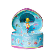 Mermaid Heart Shaped Musical Jewelery Box