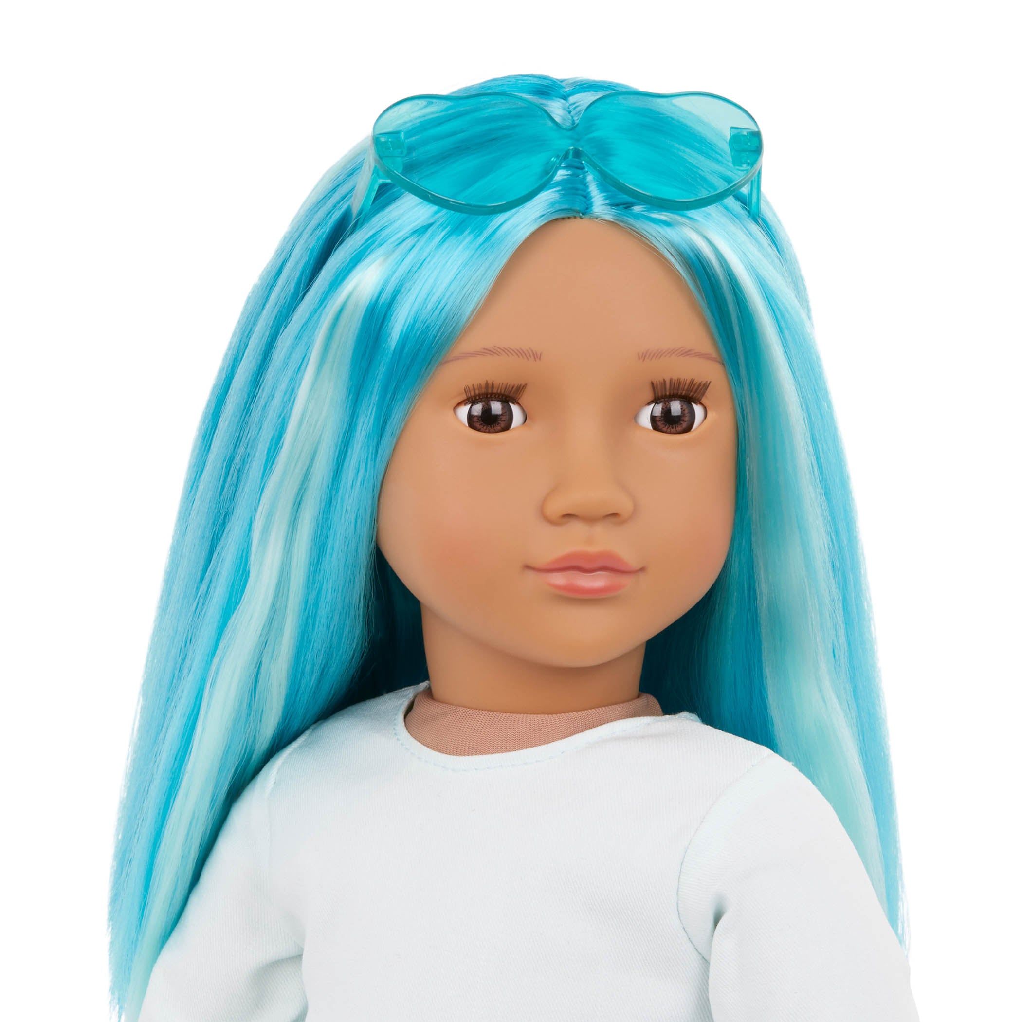 OUR GENERATION 18 INCH REGULAR DOLL WITH MULTICOLOURED HAIR CAPRI