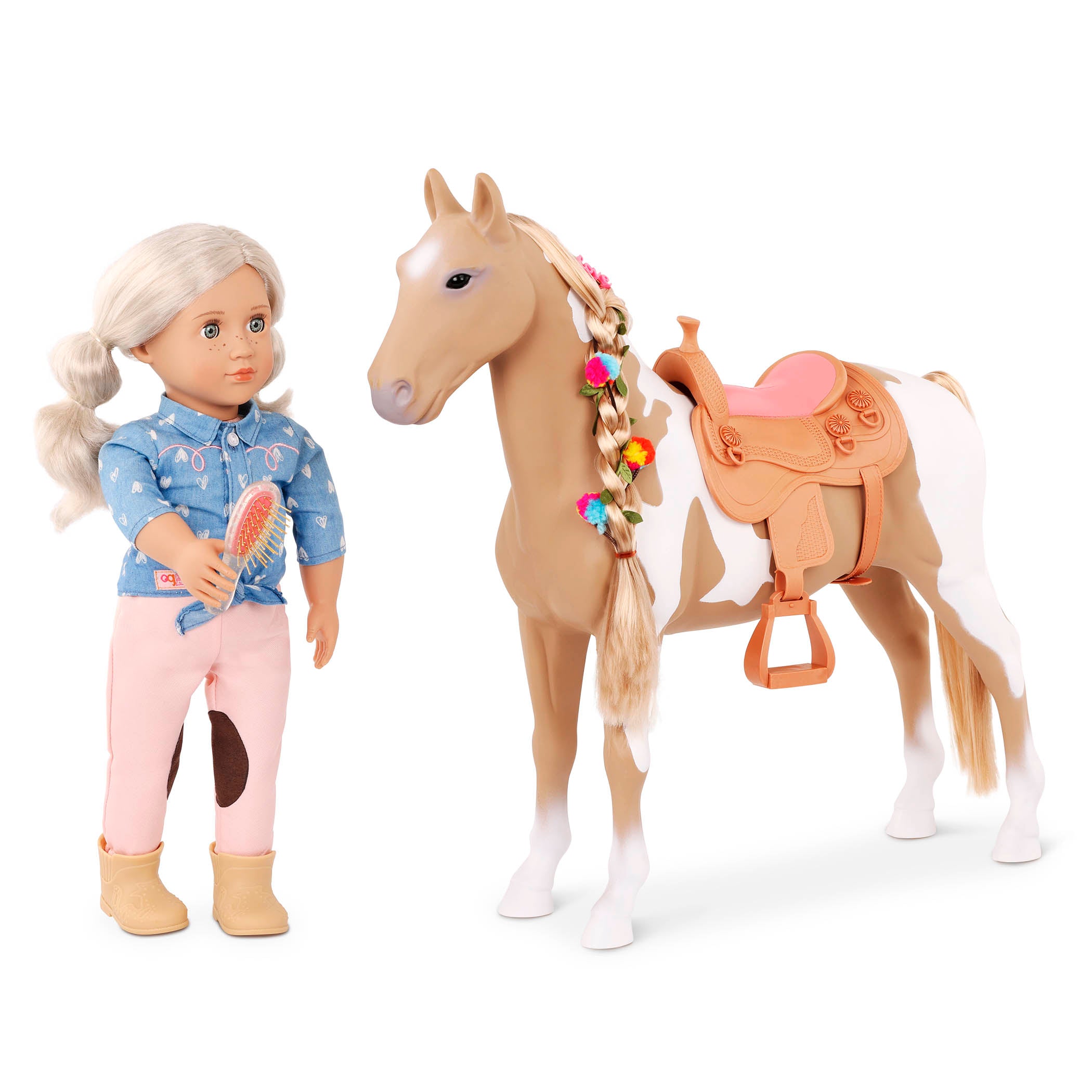 Our Generation Horse 20 Inch Hair Play - Palomino