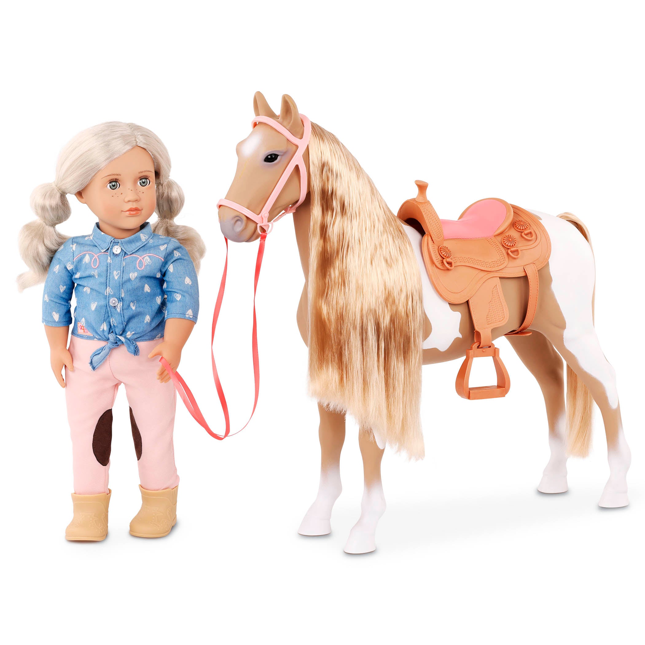 Our Generation Horse 20 Inch Hair Play - Palomino