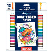 Crayola Doodle & Draw Dual-Ended Markers 12 Pack